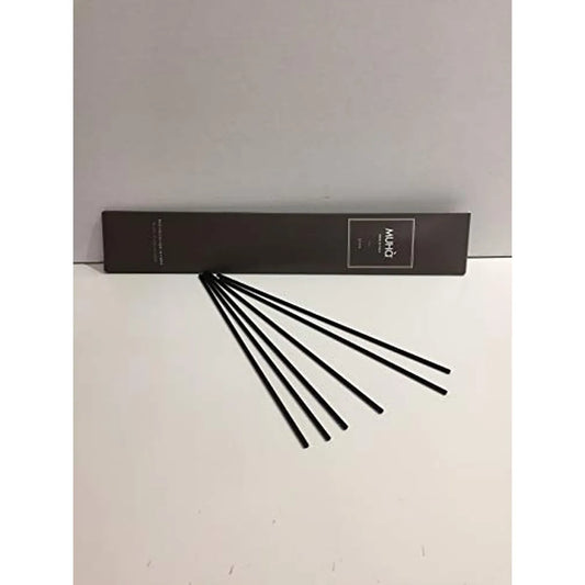 Muhà bacchette fibra di cotone nero design italiano