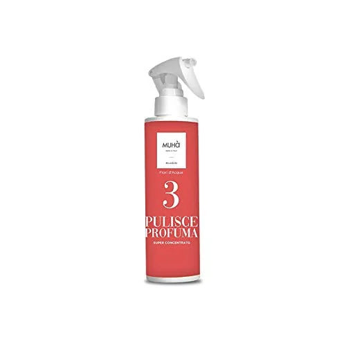 Muhà Deodorante Ambiente Spray 200ml Fiori d'Acqua rosso - profumatore multiuso