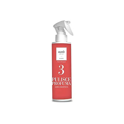 Muhà Deodorante Ambiente Spray 200ml Fiori d'Acqua rosso - profumatore multiuso