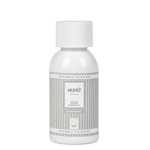 Muhà Profuma Bucato Lavatrice 100ml Dolce Coccola plastica grigia profumatore bucato