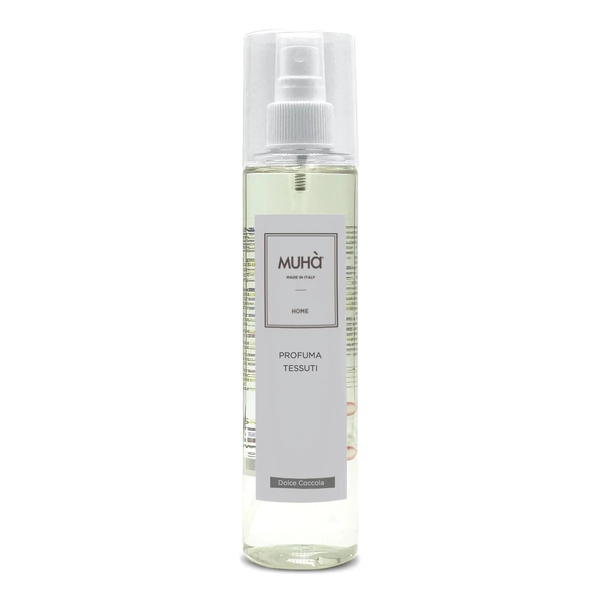Muhà Profumatore Tessuti Spray Fragranza Dolce Coccola 250ml trasparente