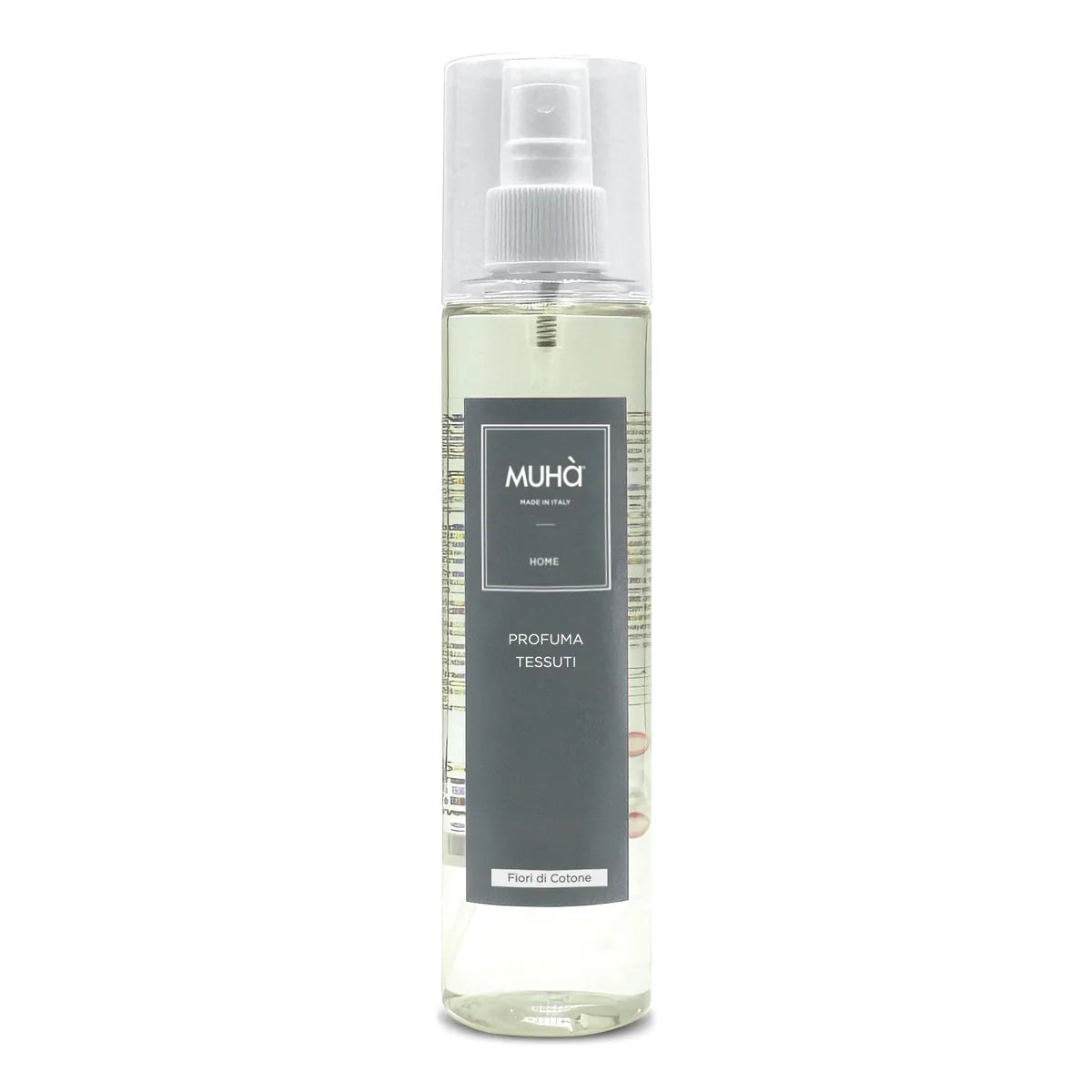 Muhà Deodorante Ambiente Spray 250ml Fiori di Cotone, trasparente - profuma tessuti