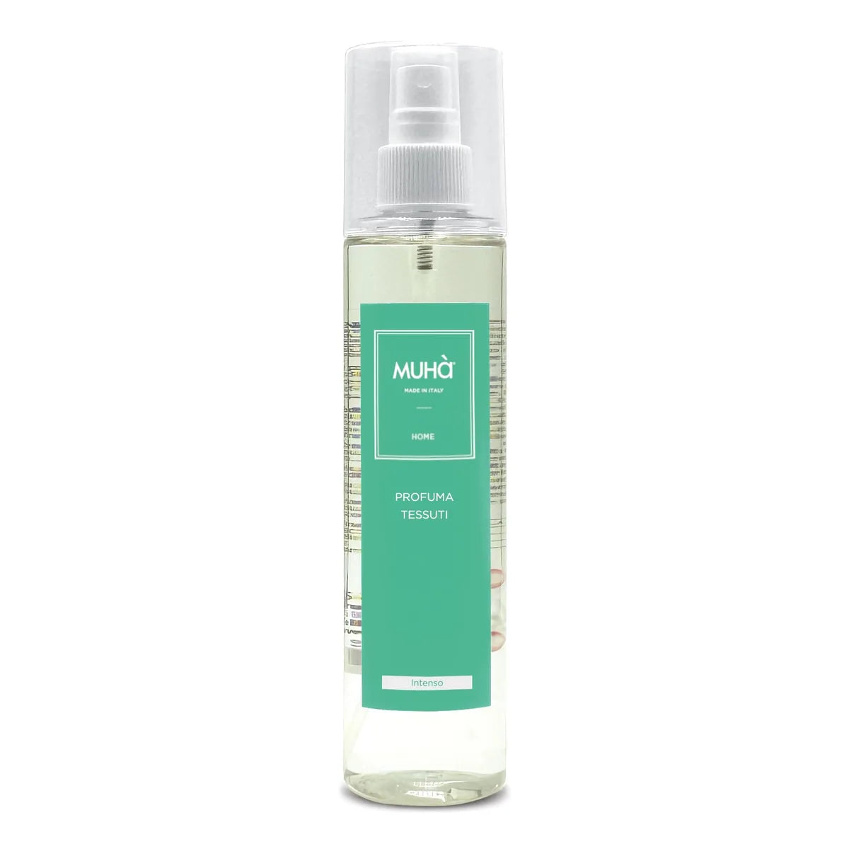 Muhà Deodorante Ambiente Spray 250ml Intenso - fragranza alga marina bergamotto rose, flacone trasparente