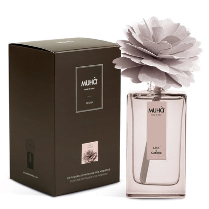 Muhà Art Diffuser diffusore profumo vetro peonia betulla naturale legni orientali
