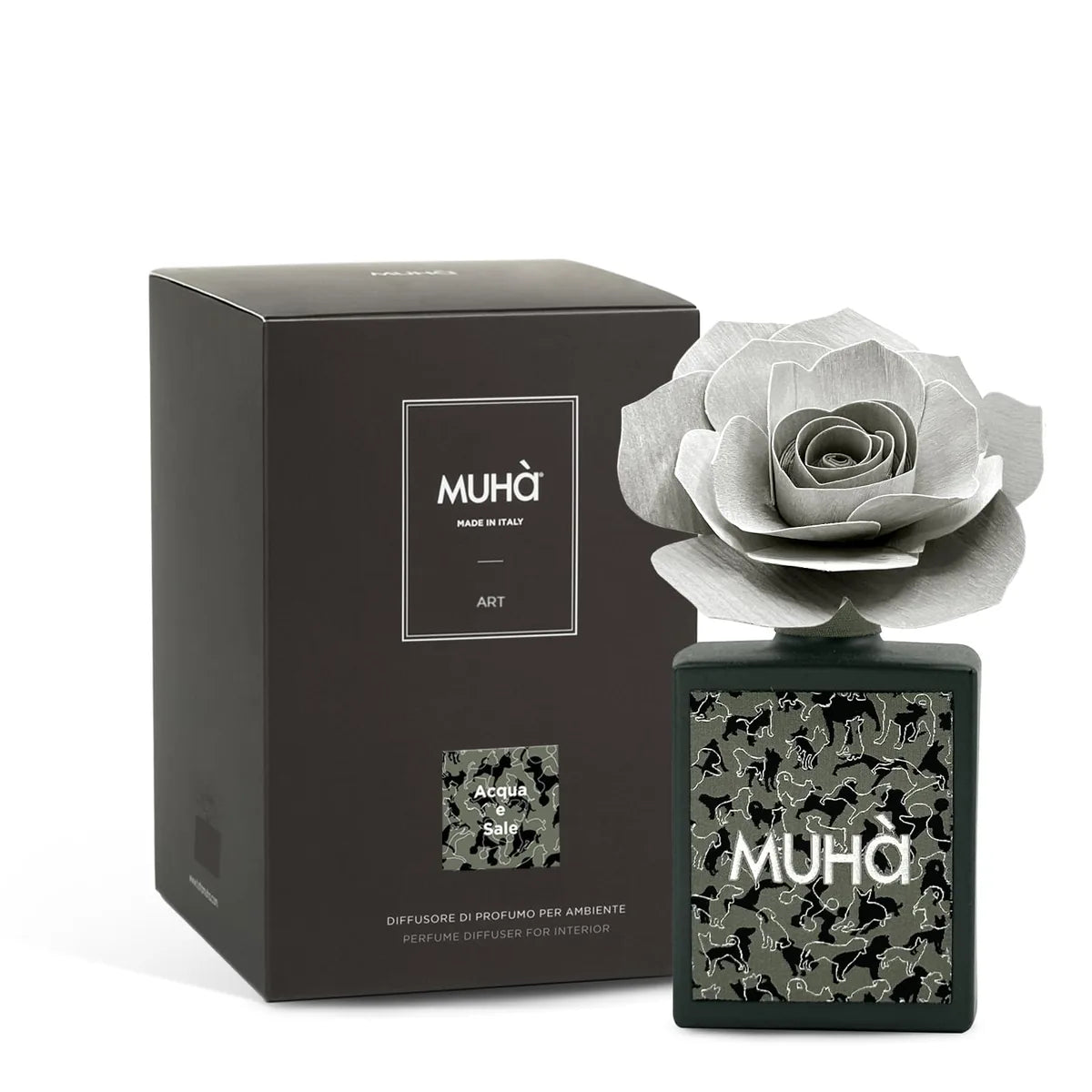 Muhà Art Diffuser diffusore profumo vetro peonia betulla naturale legni orientali