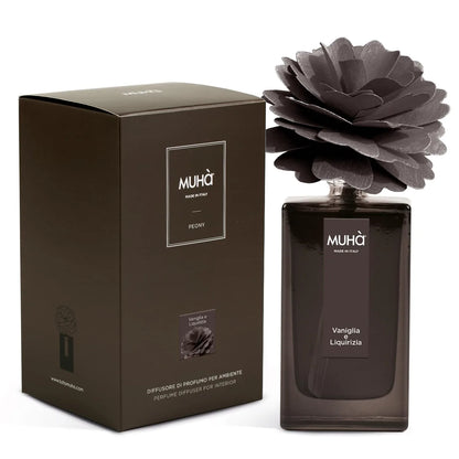 Muhà Art Diffuser diffusore profumo vetro peonia betulla naturale legni orientali