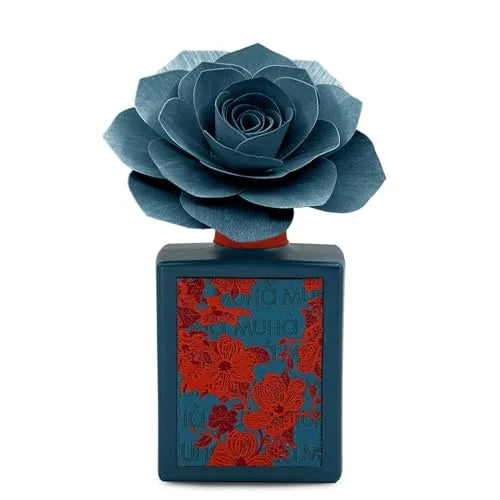 Muhà Art Diffuser profumatore ambiente vetro verniciato diffusore legno betulla fragranza Fiori di Cotone