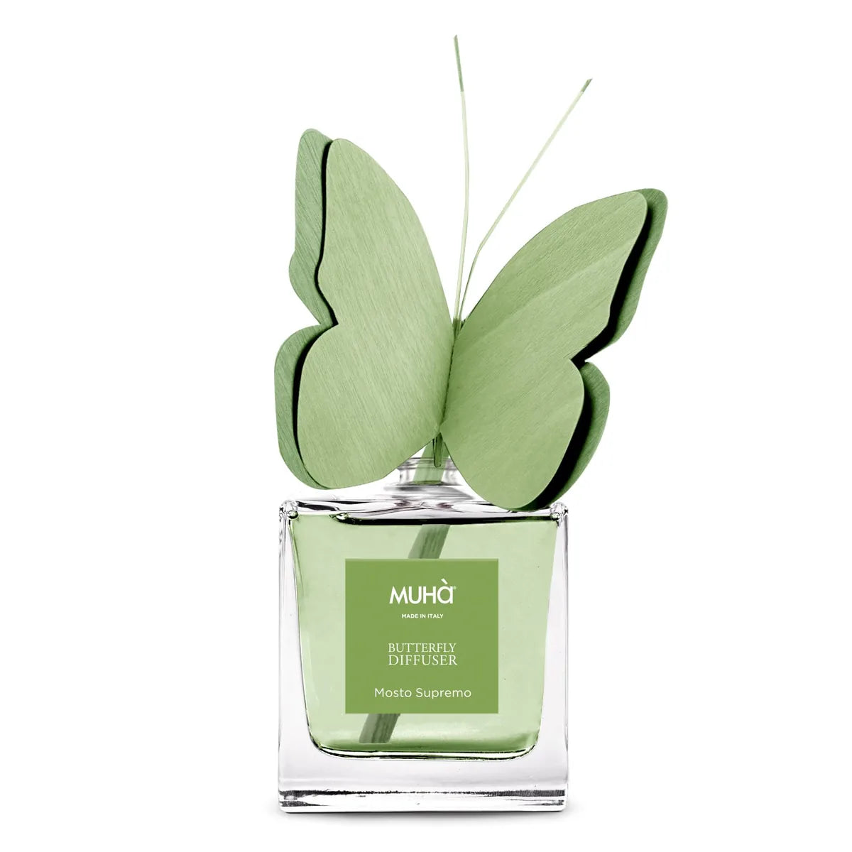 Muhà Butterfly Diffuser profumatore ambiente farfalla legno betulla naturale Mosto Supremo