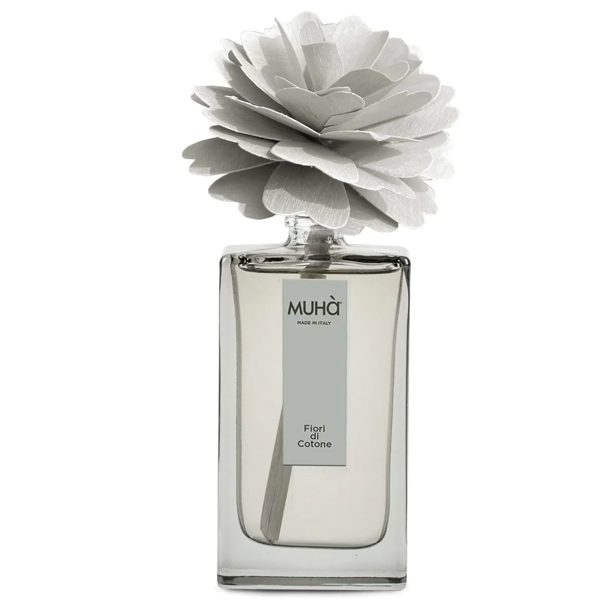 Muhà Peony Diffuser profumatore ambiente in vetro con diffusore peonia legno betulla - Stilmobili