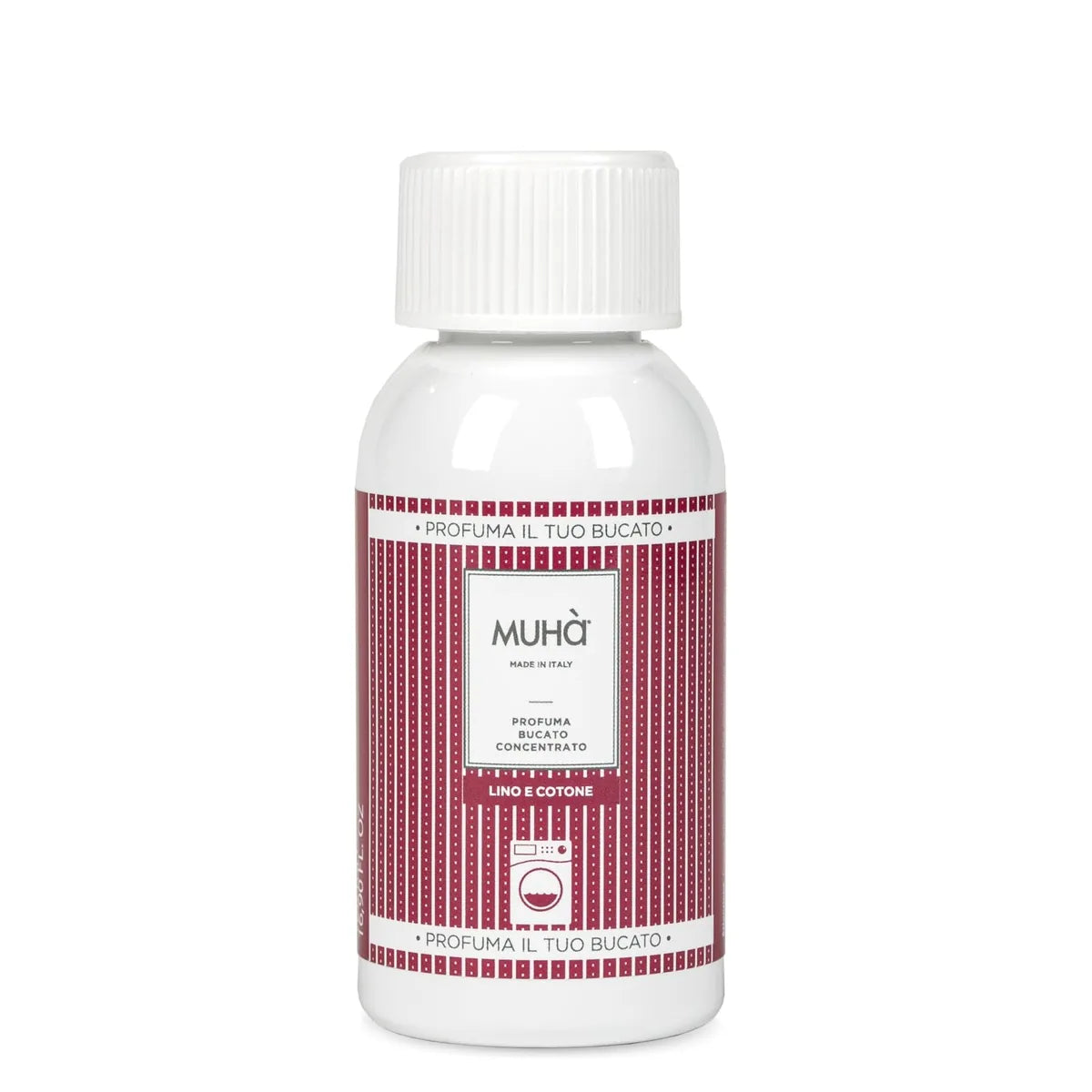 Muhà Profuma Bucato Lavatrice 100ml Lino e Cotone - fragranza intensa con alghe marine e lavanda