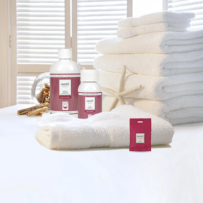 Muhà Profuma Bucato Lavatrice 100ml Lino e Cotone - fragranza intensa con alghe marine e lavanda