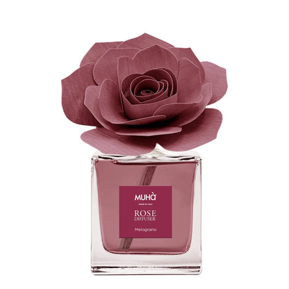 Muhà Melograno diffusore profumo 100ml vetro e legno betulla naturale - Stilmobili