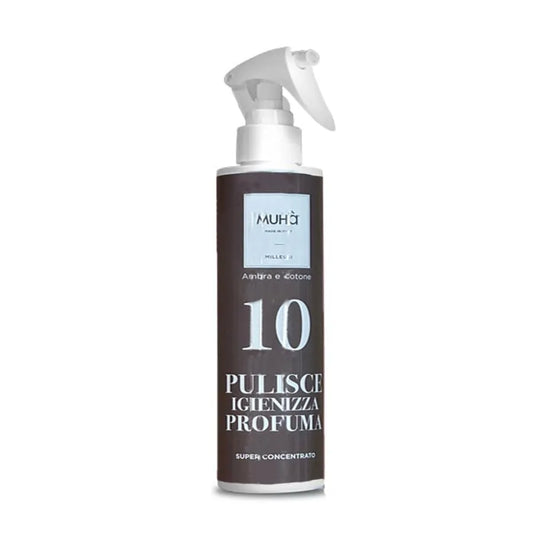 Muhà Deodorante Ambiente Spray 200ml Ambra e Cotone trasparente