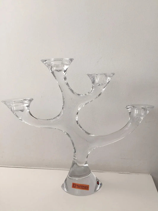 Nachtmann candeliere in cristallo colore chiaro - design tedesco