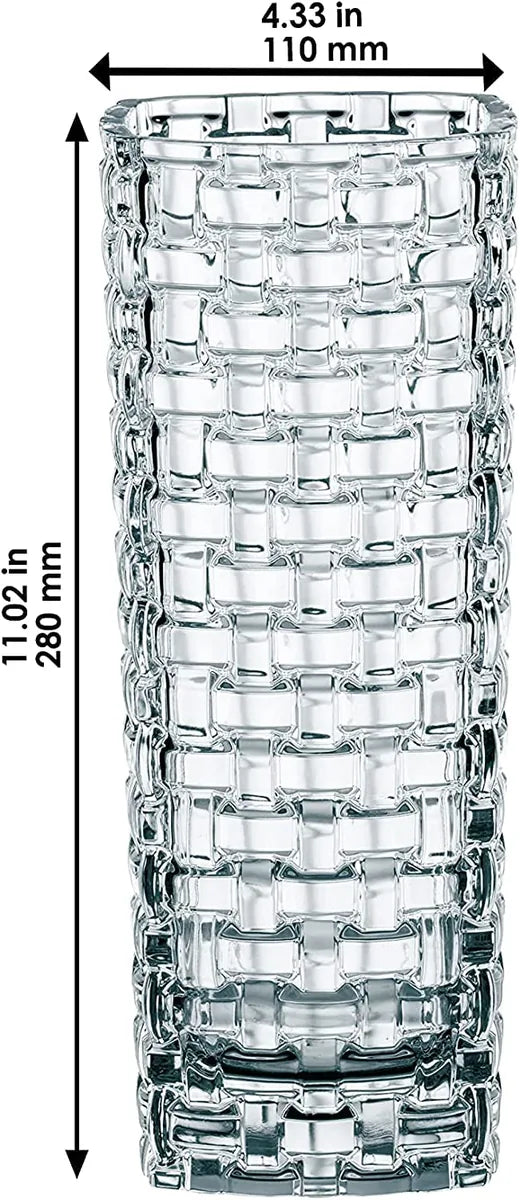 Nachtmann vaso cristallo sfaccettato design tedesco - Stilmobili