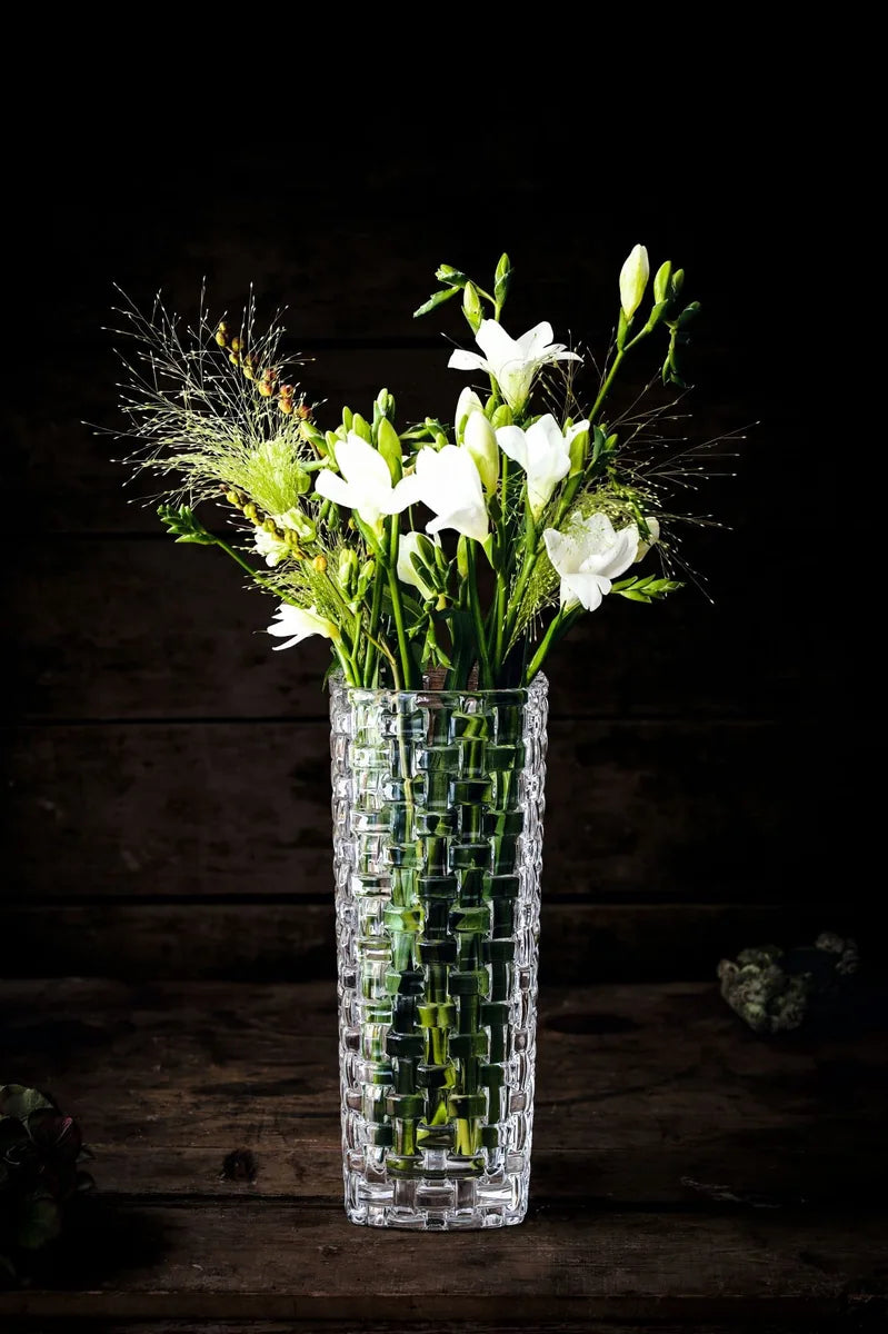 Nachtmann vaso cristallo sfaccettato design tedesco - Stilmobili