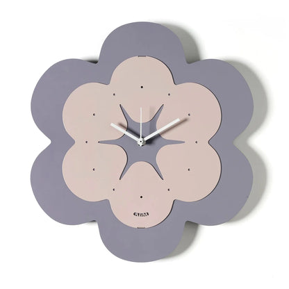 Arti & Mestieri orologio Florindo a forma di fiore in ferro, design minimal naturale