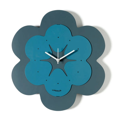 Arti & Mestieri orologio Florindo a forma di fiore in ferro, design minimal naturale