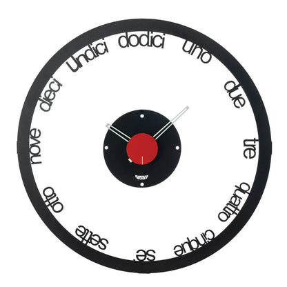 Arti & Mestieri orologio da parete Circolo grande design italiano movimento continuo