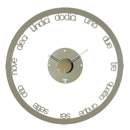 Arti & Mestieri orologio da parete Circolo grande design italiano movimento continuo