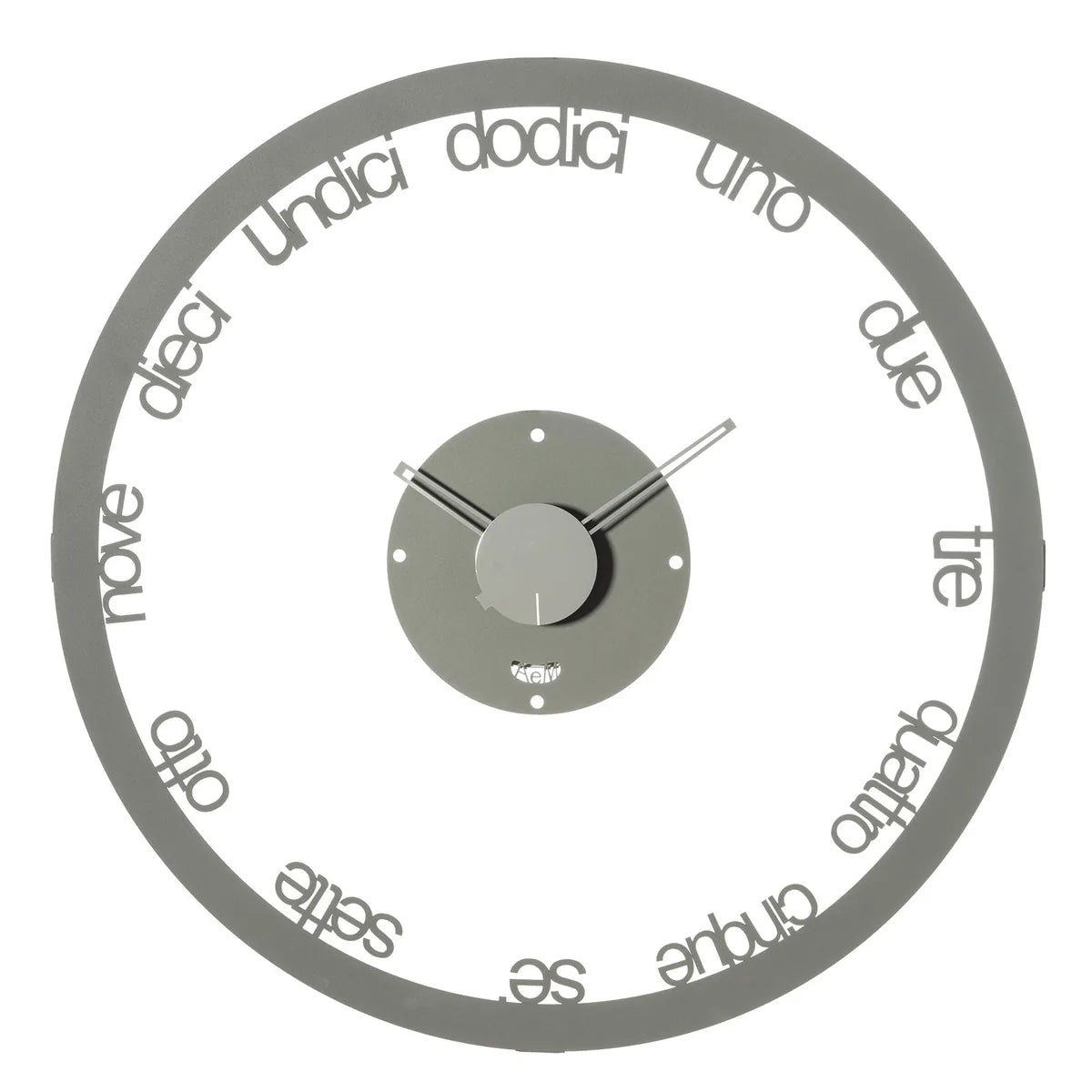 Arti & Mestieri orologio da parete Circolo grande design italiano movimento continuo
