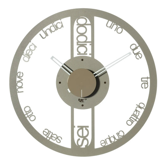 Arti & Mestieri Circolo Piccolo orologio da parete moderno design italiano