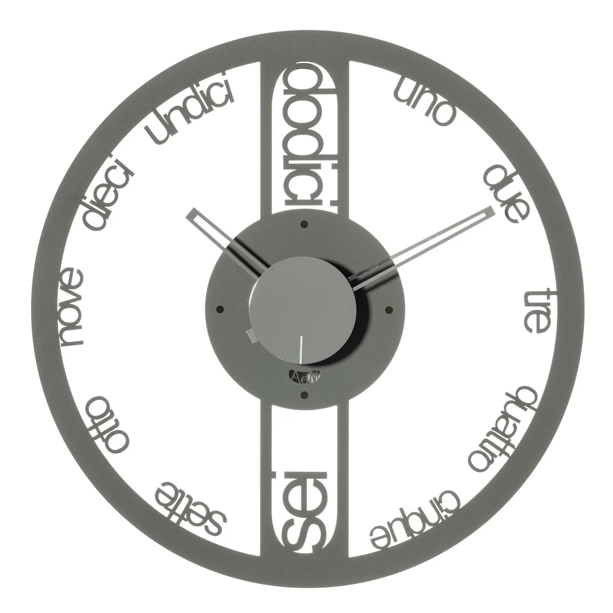 Arti & Mestieri Circolo Piccolo orologio da parete moderno design italiano