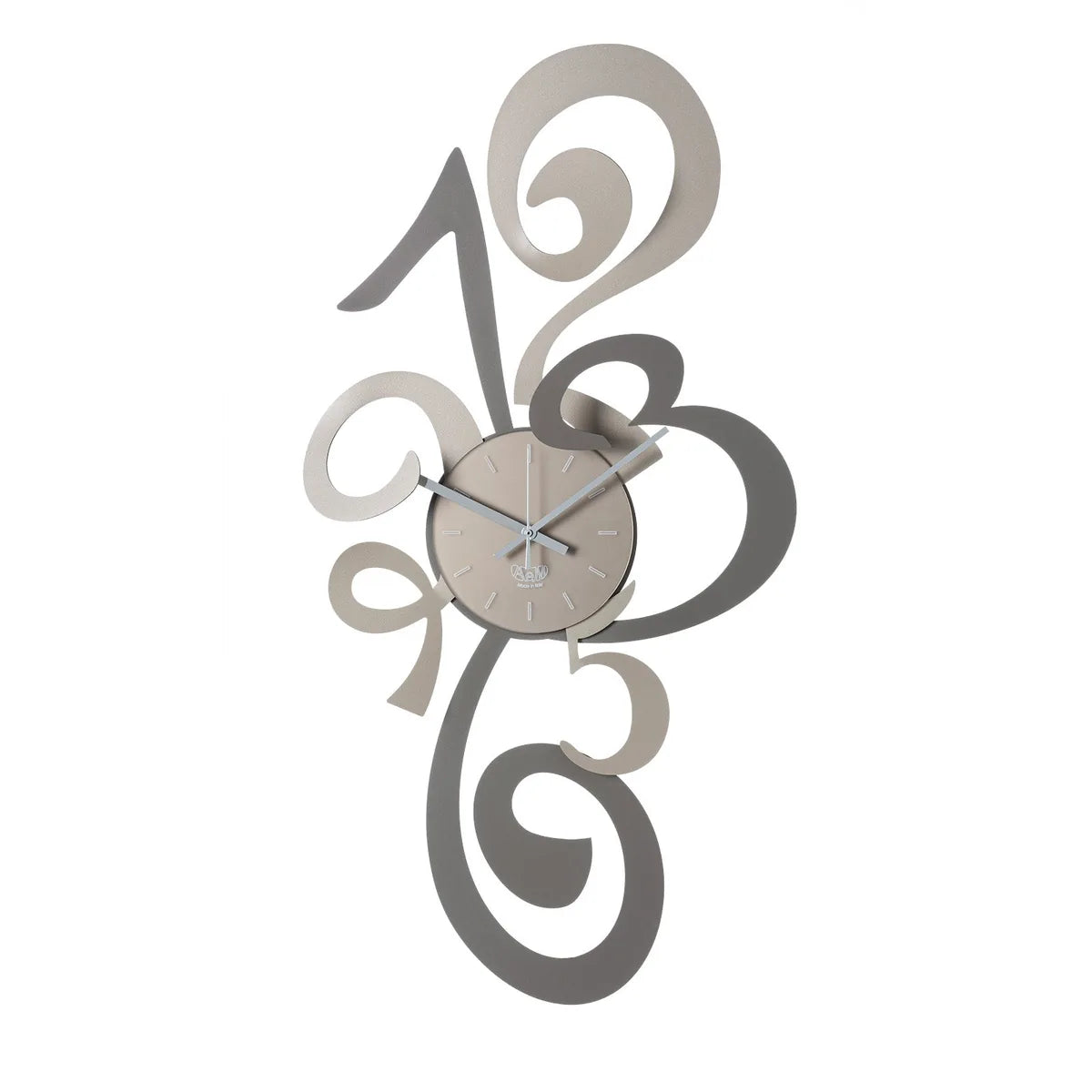 Arti & Mestieri orologio da parete moderno Truciolo ferro Ardesia Alluminio
