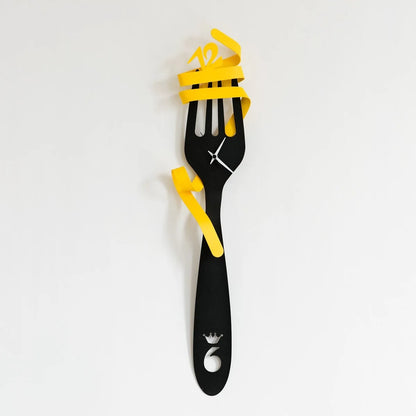 Arti & Mestieri orologio da parete Italy-Italy ferro design forchetta Alluminio Rosso Nero Giallo cucina italiana