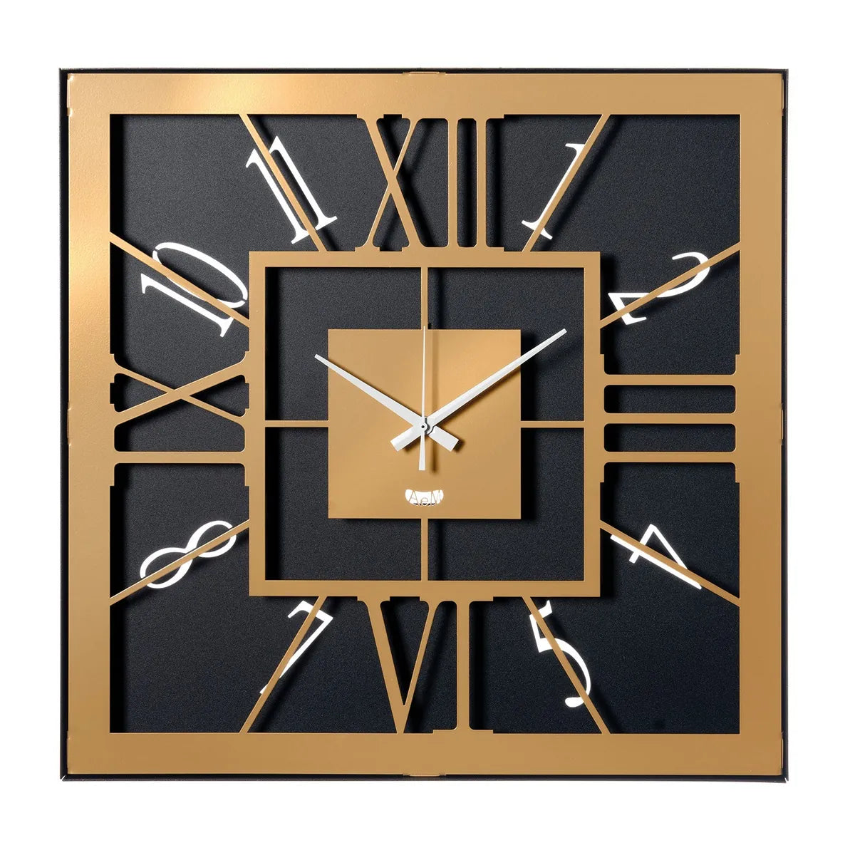 Arti & Mestieri Orologio Tauro design parete 50x50 cm squadrato