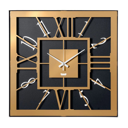 Arti & Mestieri Orologio Tauro design parete 50x50 cm squadrato