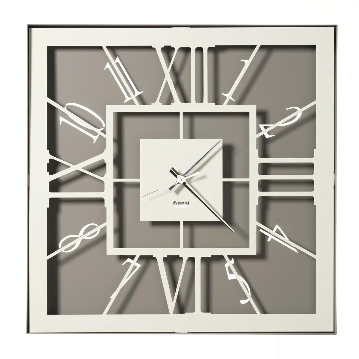 Arti & Mestieri Orologio Tauro design parete 50x50 cm squadrato