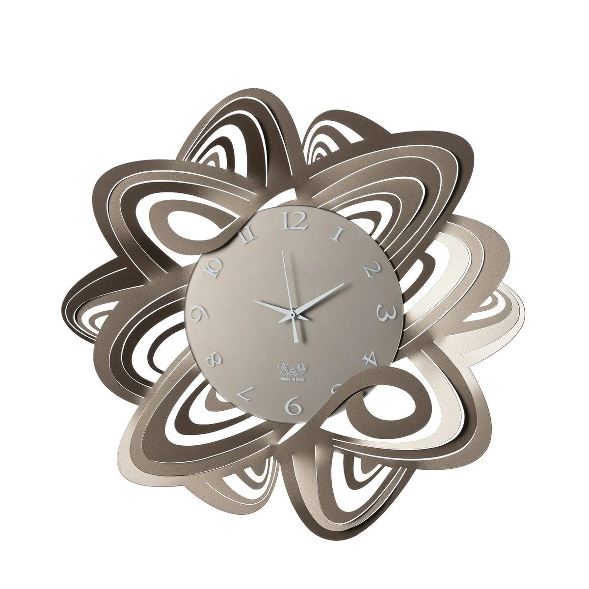 Arti & Mestieri orologio da parete Penelope ferro design - disponibile in Bianco, Bronzo, Sabbia