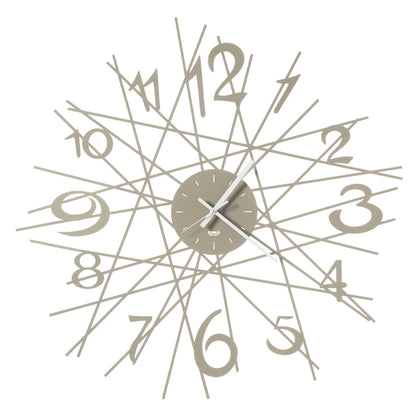 Arti & Mestieri Orologio Design Zig Zag da parete con linee geometriche intrecciate