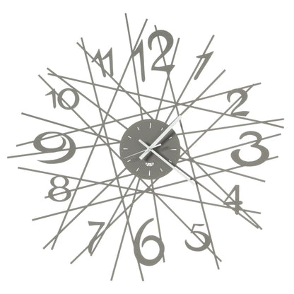Arti & Mestieri Orologio Design Zig Zag da parete con linee geometriche intrecciate
