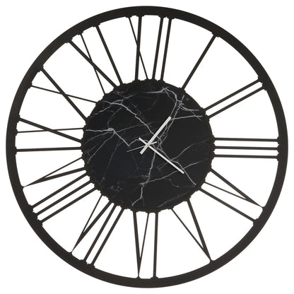 Arti & Mestieri orologio da parete Big 140 design ferro effetto marmo numeri romani Bronzo Nero