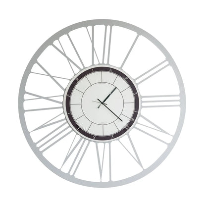 Arti & Mestieri orologio da parete design Big 90 ferro nero 90cm numeri romani
