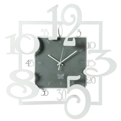 Arti & Mestieri Orologio da Parete Amos in ferro con forme irregolari e design giocoso