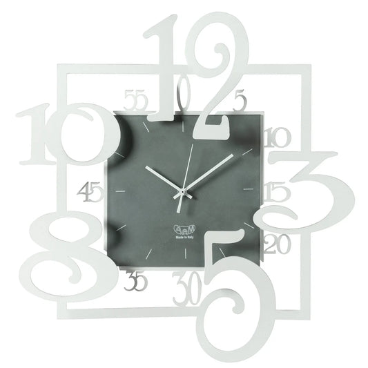 Arti & Mestieri Orologio da Parete Amos in ferro con forme irregolari e design giocoso