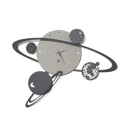 Arti & Mestieri orologio da parete design Sistema Solare con pianeti in rotazione