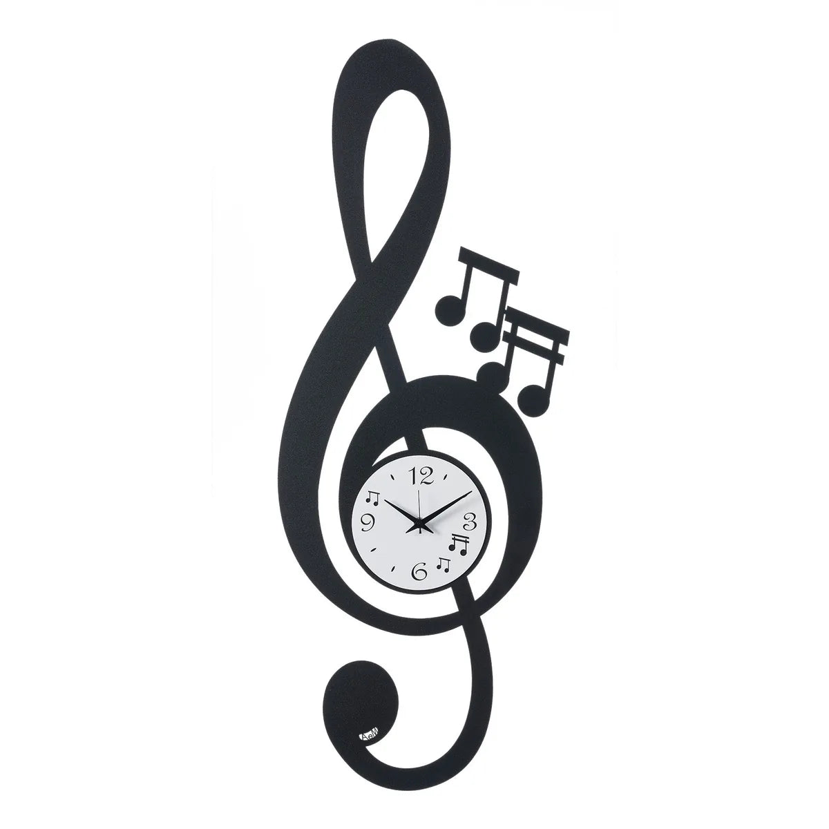 Arti & Mestieri Orologio Da Parete Di Design Chiave Musicale - Armonia Verticale