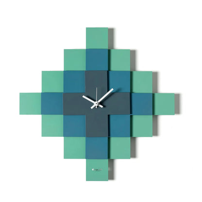 Arti & Mestieri Orologio Mosaico design geometrico con pattern intricato e tre lastre sovrapposte