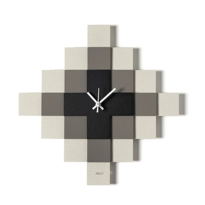 Arti & Mestieri Orologio Mosaico design geometrico con pattern intricato e tre lastre sovrapposte