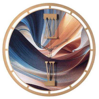 Arti & Mestieri Orologio da parete Mood in ferro, design moderno con numeri romani