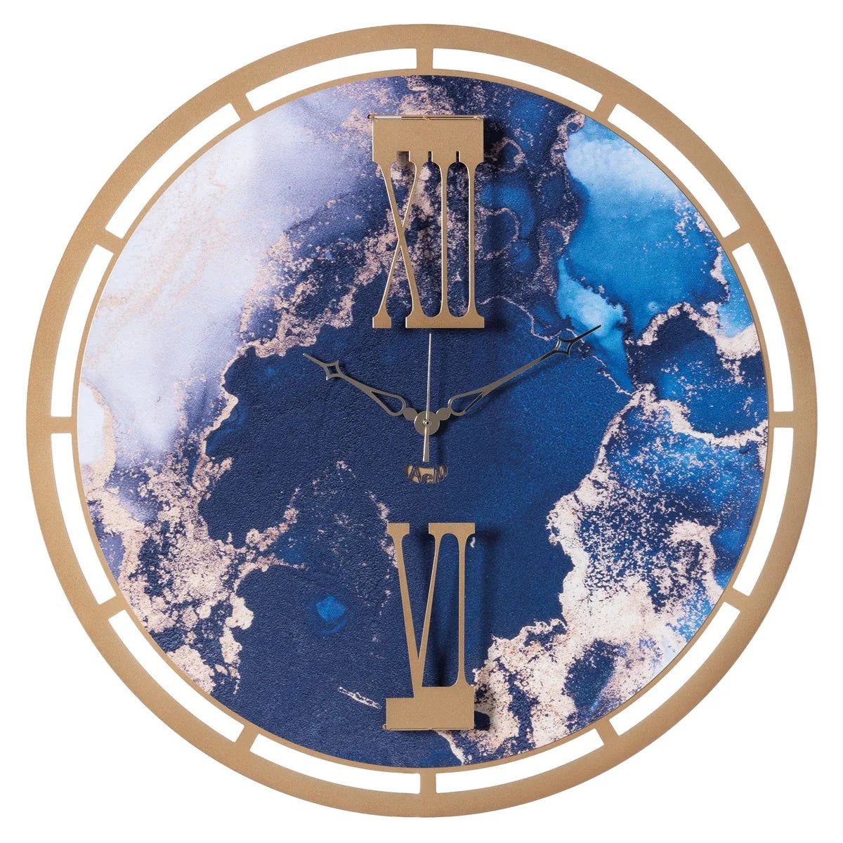 Arti & Mestieri Orologio da parete Mood in ferro, design moderno con numeri romani