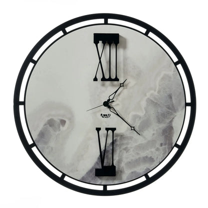 Arti & Mestieri Orologio da parete Mood in ferro, design moderno con numeri romani