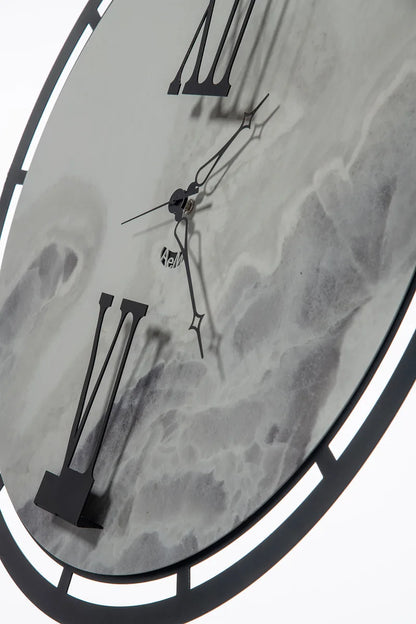 Arti & Mestieri Orologio da parete Mood in ferro, design moderno con numeri romani