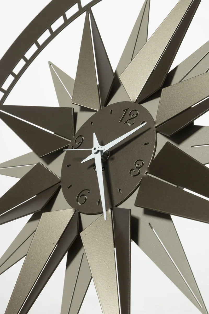 Arti & Mestieri Orologio da parete Bussola piccolo, design nautico con quadrante bussola, diametro 45 cm