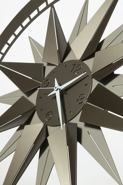 Arti & Mestieri Orologio da parete Bussola piccolo, design nautico con quadrante bussola, diametro 45 cm