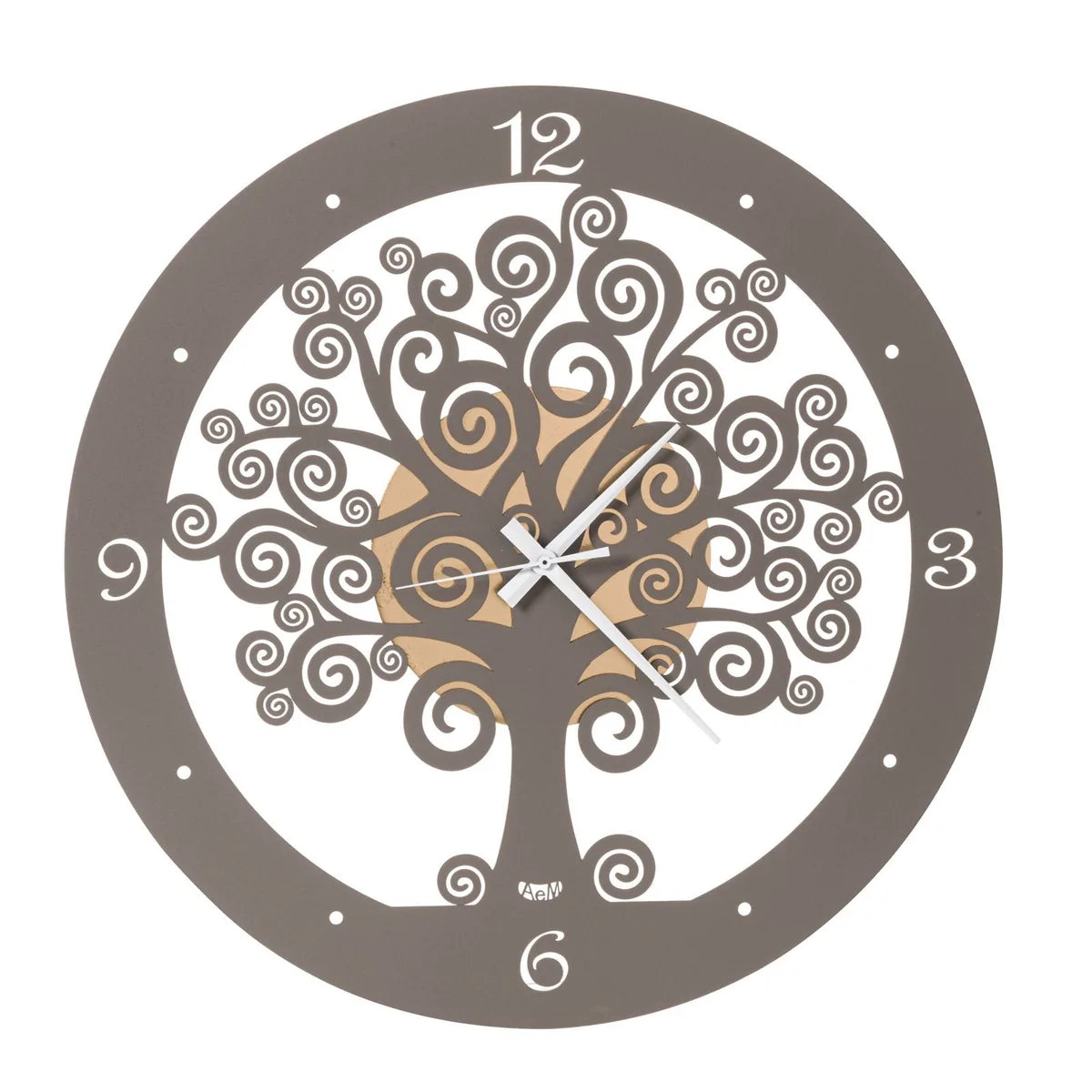 Arti & Mestieri orologio da parete Albero della Vita grande diametro 55 cm design italiano